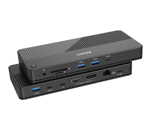 UNITEK USB-C/TB3/TB4 - 8K HDR, PD 100W, 2x 4K/60hz D1079A - 1150012 - zdjęcie 2